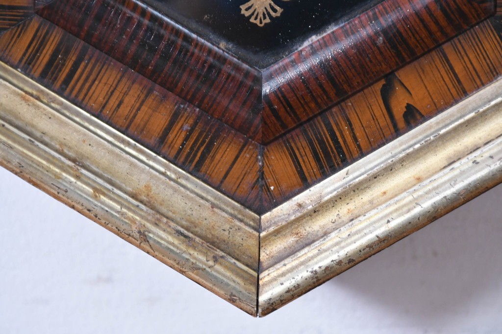 アメリカアンティーク　Ansonia Clock Company(アンソニア)　八角形のケースが印象的な振り子時計(R-091583)