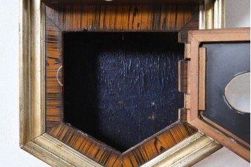 アメリカアンティーク　Ansonia Clock Company(アンソニア)　八角形のケースが印象的な振り子時計(R-091583)