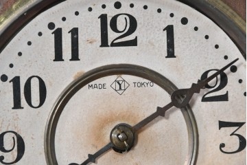 和製アンティーク　大正期から昭和初期　MADE(Y)TOKYO　クラシカルな佇まいが魅力の掛け時計　(R-091584)　
