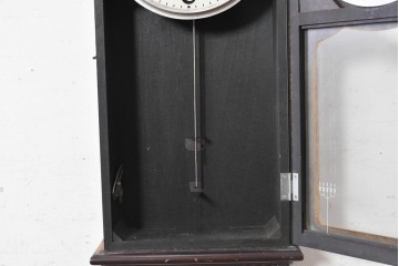 和製ヴィンテージ　昭和中期　愛知時計電機(アイチ、AICHI)　Super Eight(スーパーエイト)　凝った彫刻が施された掛け時計　(R-091587)