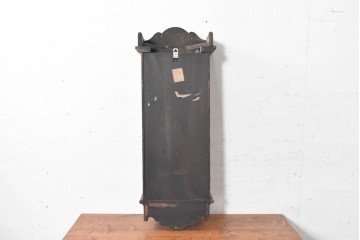 和製ヴィンテージ　昭和中期　愛知時計電機(アイチ、AICHI)　Super Eight(スーパーエイト)　凝った彫刻が施された掛け時計　(R-091587)