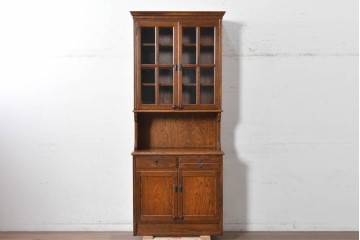 中古　三越家具　COUNTRY HOUSE(カントリーハウス)　英国カントリースタイルのカップボード　(R-091591)