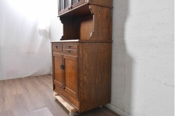 中古　三越家具　COUNTRY HOUSE(カントリーハウス)　英国カントリースタイルのカップボード　(R-091591)