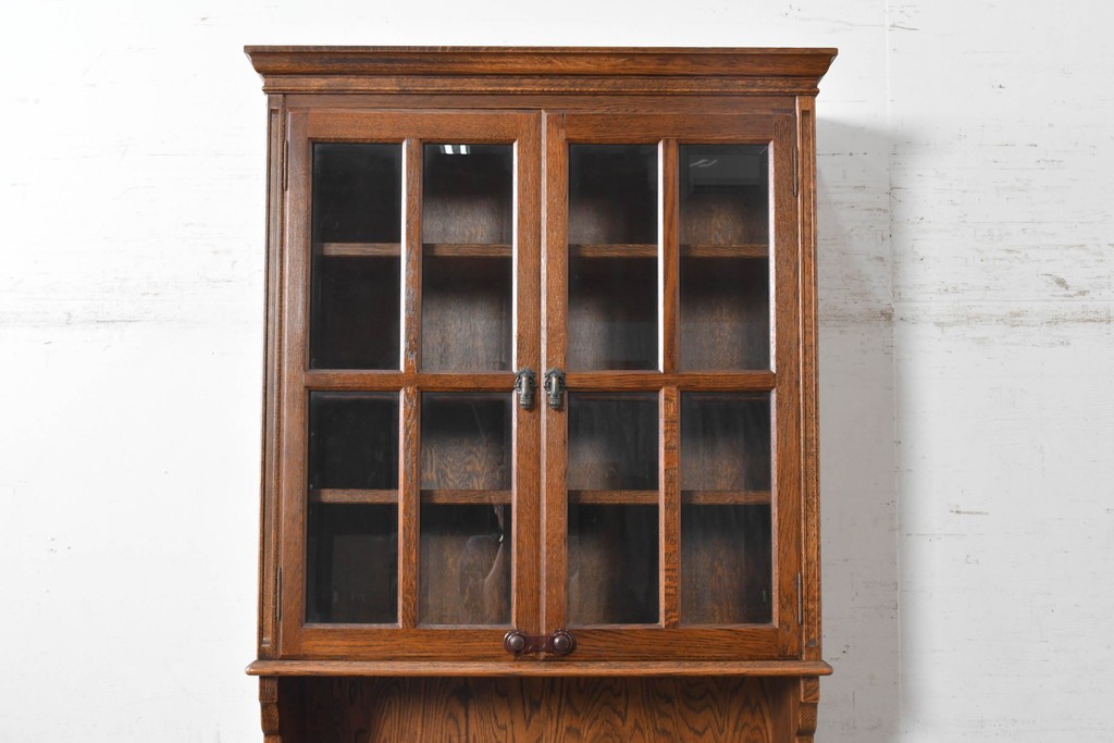 中古　三越家具　COUNTRY HOUSE(カントリーハウス)　英国カントリースタイルのカップボード　(R-091591)