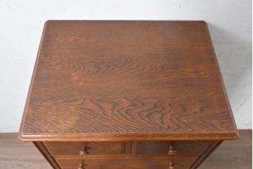 中古　三越家具　COUNTRY HOUSE(カントリーハウス)　木目を生かした引き出し5杯のチェスト　(R-091592)