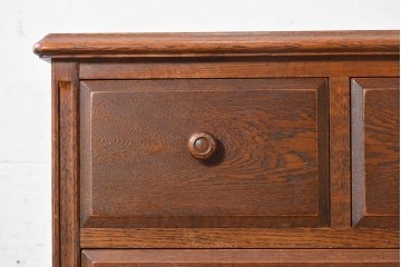 中古　三越家具　COUNTRY HOUSE(カントリーハウス)　木目を生かした引き出し5杯のチェスト　(R-091592)
