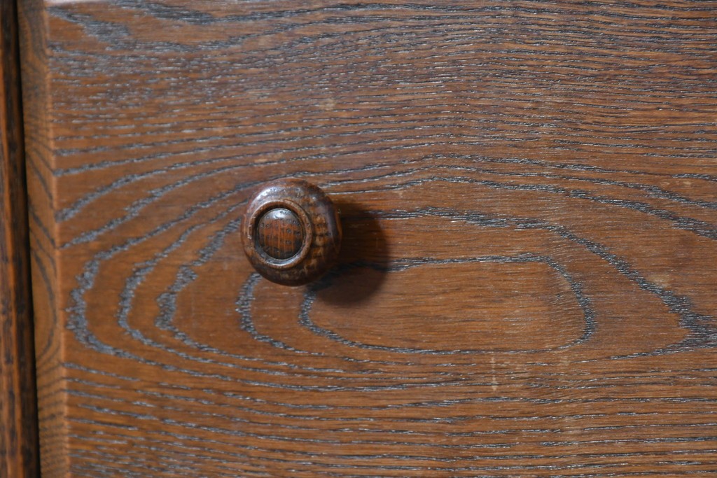 中古　三越家具　COUNTRY HOUSE(カントリーハウス)　木目を生かした引き出し5杯のチェスト　(R-091592)
