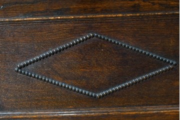 イギリスアンティーク　1940年頃　希少デザイン　ナラ材　多機能デザインが魅力のクラシカルなホールシート　(R-091596)