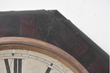 アメリカアンティーク　1900年頃　New Haven Clock Co.(ニューヘブン社)　八角形のシルエットがお洒落な壁掛け時計　(R-091598)