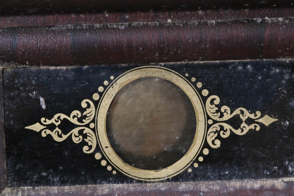 アメリカアンティーク　1900年頃　New Haven Clock Co.(ニューヘブン社)　八角形のシルエットがお洒落な壁掛け時計　(R-091598)
