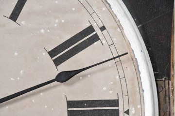 アメリカアンティーク　1900年頃　New Haven Clock Co.(ニューヘブン社)　八角形のシルエットがお洒落な壁掛け時計　(R-091598)