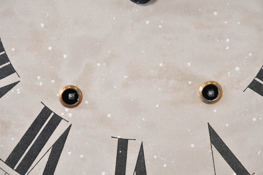 アメリカアンティーク　1900年頃　New Haven Clock Co.(ニューヘブン社)　八角形のシルエットがお洒落な壁掛け時計　(R-091598)