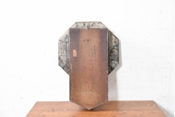 アメリカアンティーク　1900年頃　New Haven Clock Co.(ニューヘブン社)　八角形のシルエットがお洒落な壁掛け時計　(R-091598)