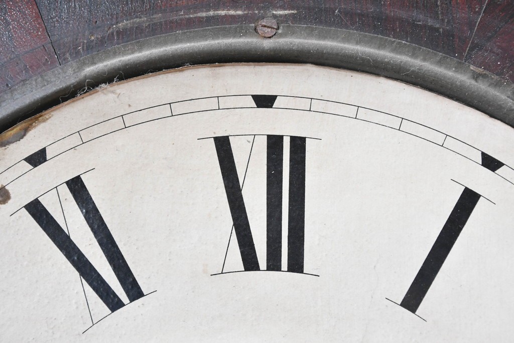 アメリカアンティーク　1900年頃　New Haven Clock Co.(ニューヘブン社)　八角形のシルエットと金色のフレームがクラシカルな壁掛け時計　(R-091600)