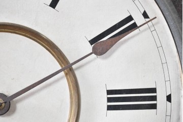 アメリカアンティーク　1900年頃　New Haven Clock Co.(ニューヘブン社)　八角形のシルエットと金色のフレームがクラシカルな壁掛け時計　(R-091600)