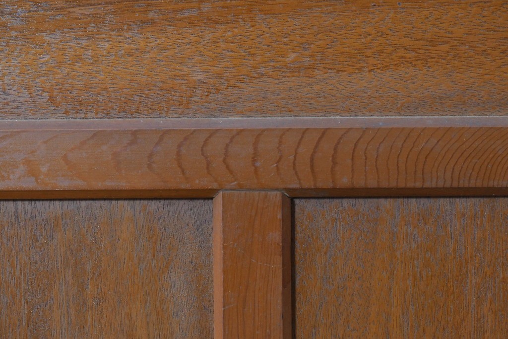ヴィンテージ建具　昭和中期　型板ガラスが印象的なドア1枚　(R-091664)