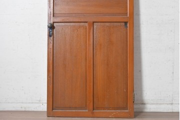 ヴィンテージ建具　昭和中期　型板ガラスが印象的なドア1枚　(R-091664)