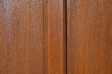 ヴィンテージ建具　昭和中期　型板ガラスが印象的なドア1枚　(R-091664)