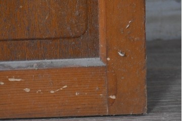 ヴィンテージ建具　昭和中期　型板ガラスが印象的なドア1枚　(R-091664)