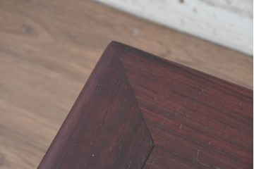 和製アンティーク　明治から大正期　紫檀(シタン)材　文人文化を感じさせる優雅な文机　(R-091666)
