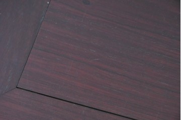 和製アンティーク　明治から大正期　紫檀(シタン)材　文人文化を感じさせる優雅な文机　(R-091666)