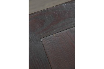 和製ヴィンテージ　指物家具　栗材　変わった造りが面白い折り畳み式文机　(R-091668)