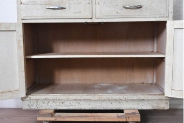 和製ヴィンテージ　昭和中期　白いペイントの風合いが味わい深いケビント　(R-091674)