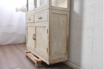 和製ヴィンテージ　昭和中期　白いペイントの風合いが味わい深いケビント　(R-091674)