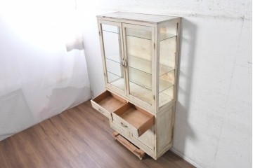 和製ヴィンテージ　昭和中期　白いペイントの風合いが味わい深いケビント　(R-091674)