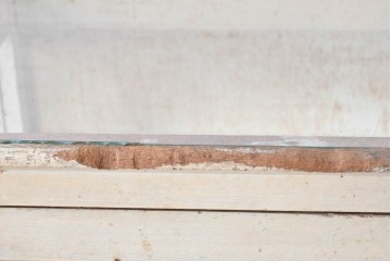 和製ヴィンテージ　昭和中期　白いペイントの風合いが味わい深いケビント　(R-091674)