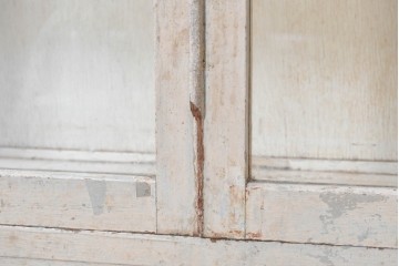 和製ヴィンテージ　昭和中期　白いペイントの風合いが味わい深いケビント　(R-091674)
