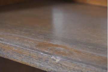 《ペイント仕上げ限定》　和製ヴィンテージ　シンプルなオープンタイプのブックシェルフ　(R-091676)