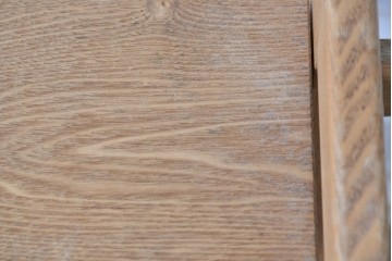 和製ヴィンテージ　タモ材　あたたかみのある木肌の楔(くさび)式踏み台　(R-091678)