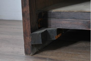 和製アンティーク　昭和初期　4杯の引き出しを備えたカウンターテーブル　(R-091682)