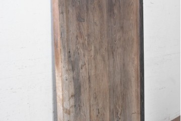和製アンティーク建具　明治期　栗材　人気の幅狭サイズの蔵戸1枚　(R-091711)