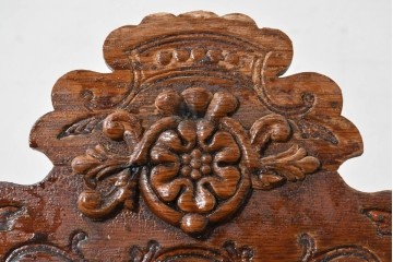 アメリカアンティーク　1890年から1900年頃　Ansonia Clock Company(アンソニア)　花や唐草の彫刻が優美な置き時計　(R-091730)