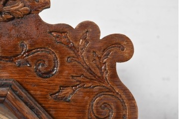 アメリカアンティーク　1890年から1900年頃　Ansonia Clock Company(アンソニア)　花や唐草の彫刻が優美な置き時計　(R-091730)