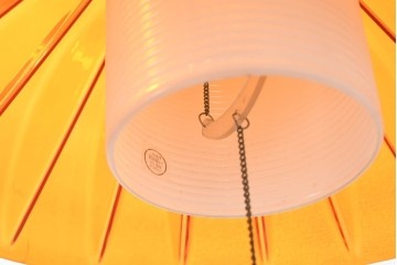 和製ヴィンテージ　ナショナル(National、松下電工)　鮮やかなオレンジ色が目を引くペンダントライト　(R-091742)