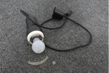 和製ヴィンテージ　ナショナル(National、松下電工)　鮮やかなオレンジ色が目を引くペンダントライト　(R-091742)