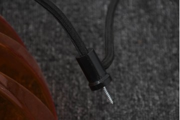 和製ヴィンテージ　ナショナル(National、松下電工)　鮮やかなオレンジ色が目を引くペンダントライト　(R-091743)