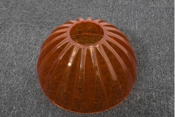 和製ヴィンテージ　ナショナル(National、松下電工)　鮮やかなオレンジ色が目を引くペンダントライト　(R-091743)