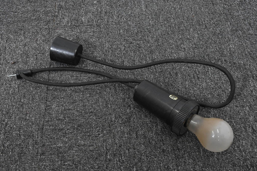 和製ヴィンテージ　ナショナル(National、松下電工)　鮮やかなオレンジ色が目を引くペンダントライト　(R-091743)