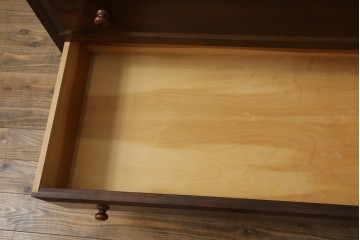 中古　美品　松本民芸家具　D型和タンスⅡ　豊富な収納を備えた上品な佇まいの重ね箪笥　(R-091777)
