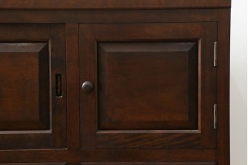 中古　美品　松本民芸家具　D型和タンスⅡ　豊富な収納を備えた上品な佇まいの重ね箪笥　(R-091777)
