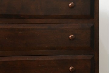 中古　美品　松本民芸家具　D型和タンスⅡ　豊富な収納を備えた上品な佇まいの重ね箪笥　(R-091777)