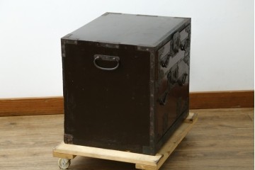 和製アンティーク　江戸期　帳箱型の佐渡船箪笥　(R-091786)