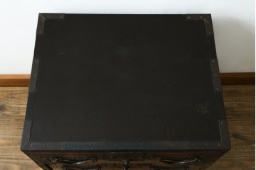 和製アンティーク　江戸期　帳箱型の佐渡船箪笥　(R-091786)