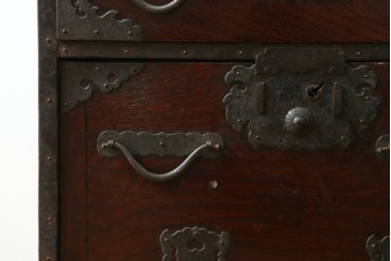 和製アンティーク　江戸期　帳箱型の佐渡船箪笥　(R-091786)