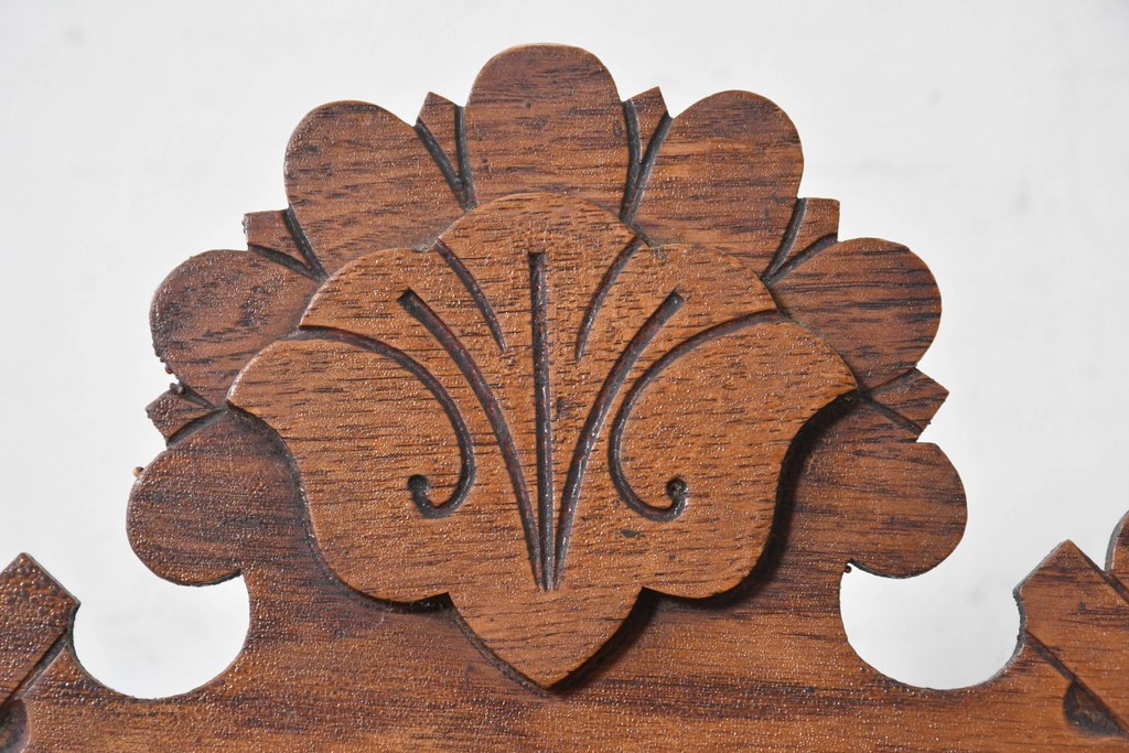 アメリカアンティーク　1890年から1900年頃　Ansonia Clock Company(アンソニア)　南国風の植物模様が美しい置き時計　(R-091800)
