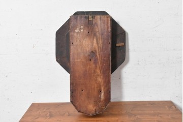 アメリカアンティーク　1880年から1900年頃　William L. Gilbert Clock Company(ウィリアム・L・ギルバート・クロック・カンパニー)　深みのある木色と木目が上品な掛け時計　(R-091804)